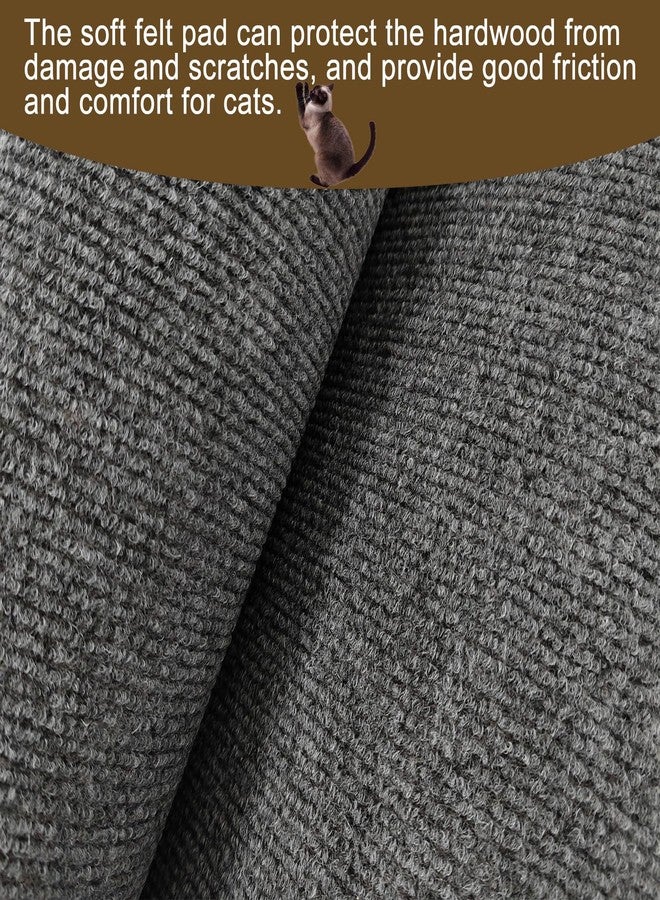 Hlimior 118'x15.8' Trimmable Cat Scratching Post Carpet Cover and Mat Cat Scratcher for Steps and Couch DIY Protector - Image 4